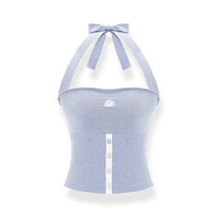 [NAWS] Halter Slim Knitted Vest