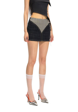 [NAWS] Low waist denim skirt