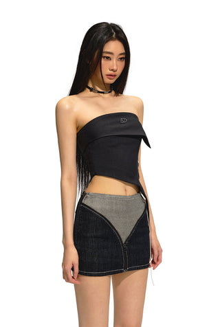 [NAWS] Low waist denim skirt