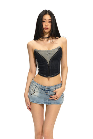 [NAWS] Low waist mini skirt