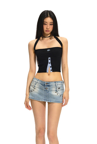 [NAWS] Low waist mini skirt