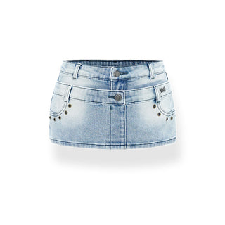 [NAWS] Low waist mini skirt