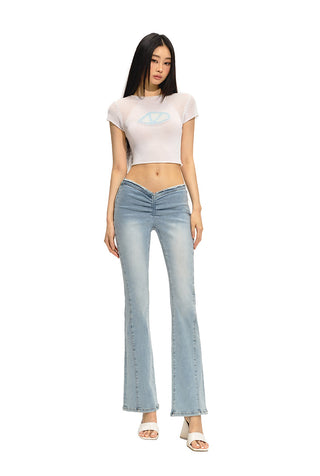 [NAWS] Slim Micro-transparent T-shirt