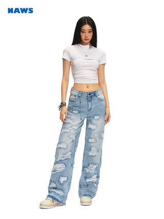 [NAWS] Adjustable Button Pleated Tee