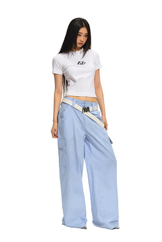 [NAWS] Low waist loose baggy pants