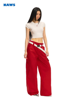 [NAWS] Low waist loose baggy pants
