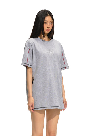 [NAWS] Contrast Line oversized T-shirt