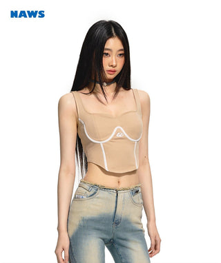 [NAWS] Fishbone Slim Fit Sleeveless Vest