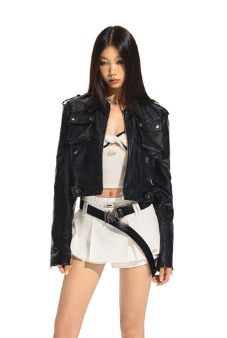 [NAWS] Double waist A-line wide pleated skirt