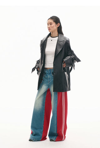 [NAWS] Phantom Butterfly Suit Embroidered Leather Coat