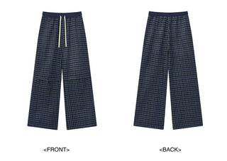 [NS76] plaid straight pants