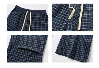 [NS76] plaid straight pants