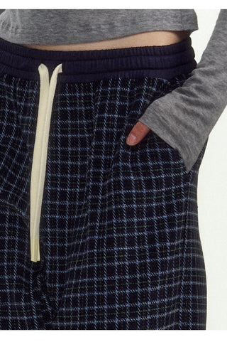 [NS76] plaid straight pants
