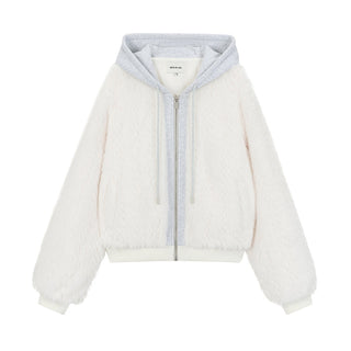 [NS76] fur hooded coat