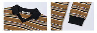 [NS76] striped polo top