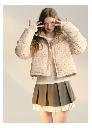 [NS76] floral down jacket