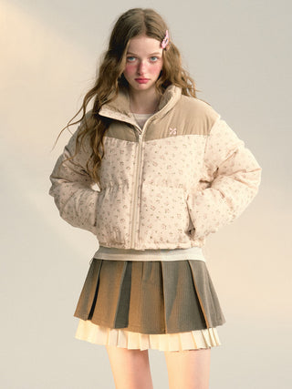[NS76] floral down jacket