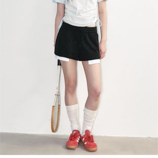 [NS76] lace polo tee