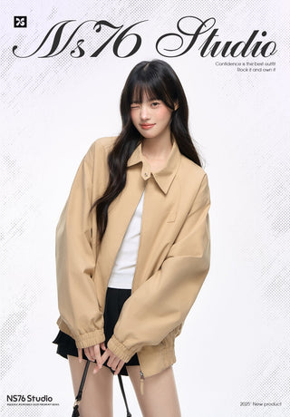 [NS76] khaki workwear jacket