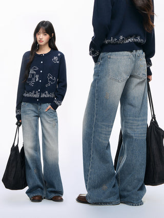 [NS76] vintage wide jeans