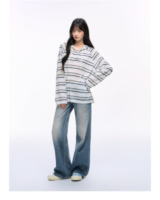 [NS76] hooded sun blouse