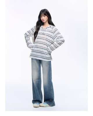 [NS76] hooded sun blouse