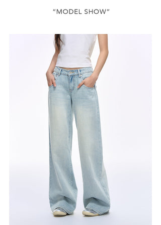 [NS76] distressed wide jeans