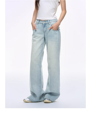 [NS76] distressed wide jeans