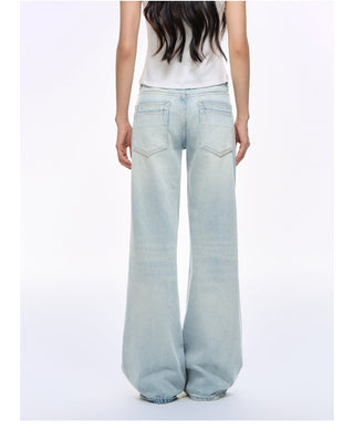 [NS76] distressed wide jeans