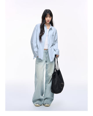 [NS76] distressed wide jeans