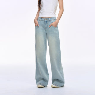 [NS76] distressed wide jeans