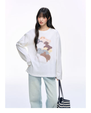[NS76] puppy print tee