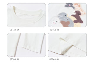 [NS76] puppy print tee