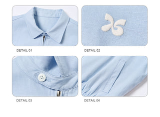 [NS76] linen embroidery jacket