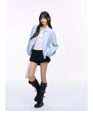 [NS76] linen embroidery jacket