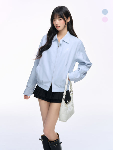 [NS76] linen embroidery jacket