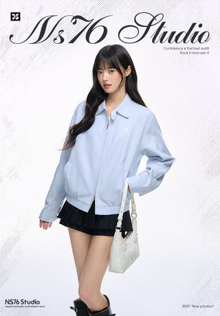 [NS76] linen embroidery jacket