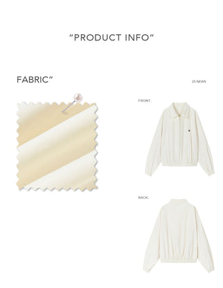 [NS76] lapels zipper coat