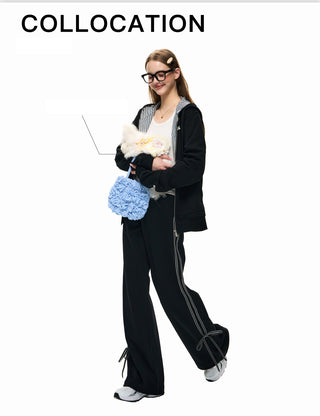 [NS76] lace straight pants