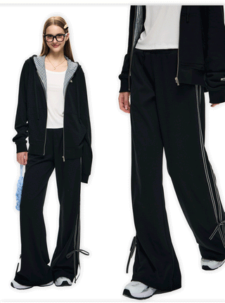 [NS76] lace straight pants