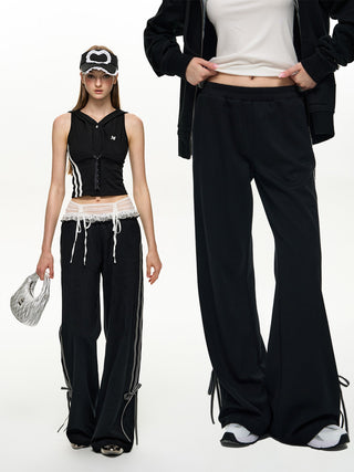 [NS76] lace straight pants