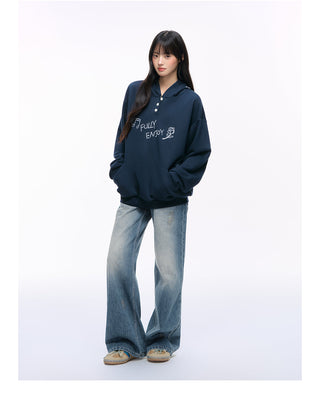 [NS76] letter hooded sweater