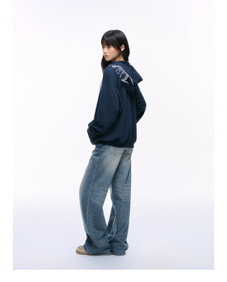 [NS76] letter hooded sweater