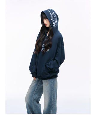 [NS76] letter hooded sweater