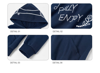 [NS76] letter hooded sweater