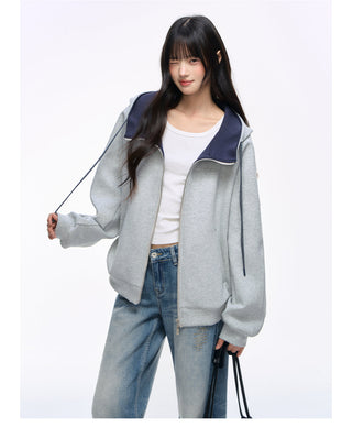 [NS76] double zipper cardigan