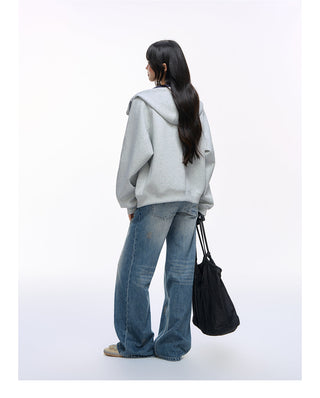[NS76] double zipper cardigan