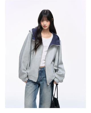 [NS76] double zipper cardigan
