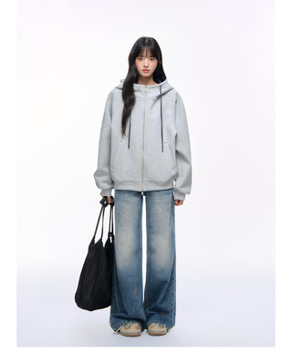 [NS76] double zipper cardigan