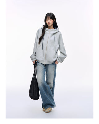 [NS76] double zipper cardigan